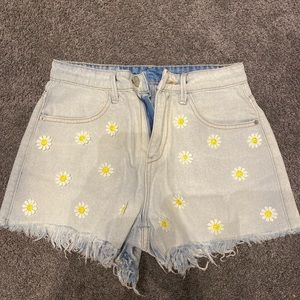Daisy Denim Shorts